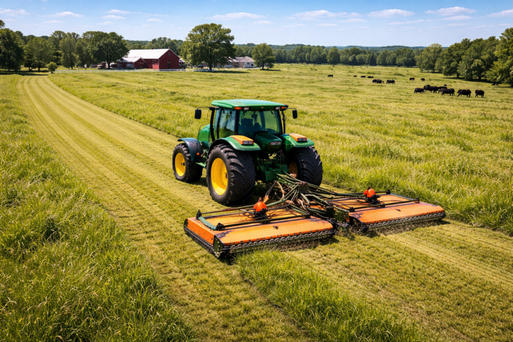 Pasture and open land mowing