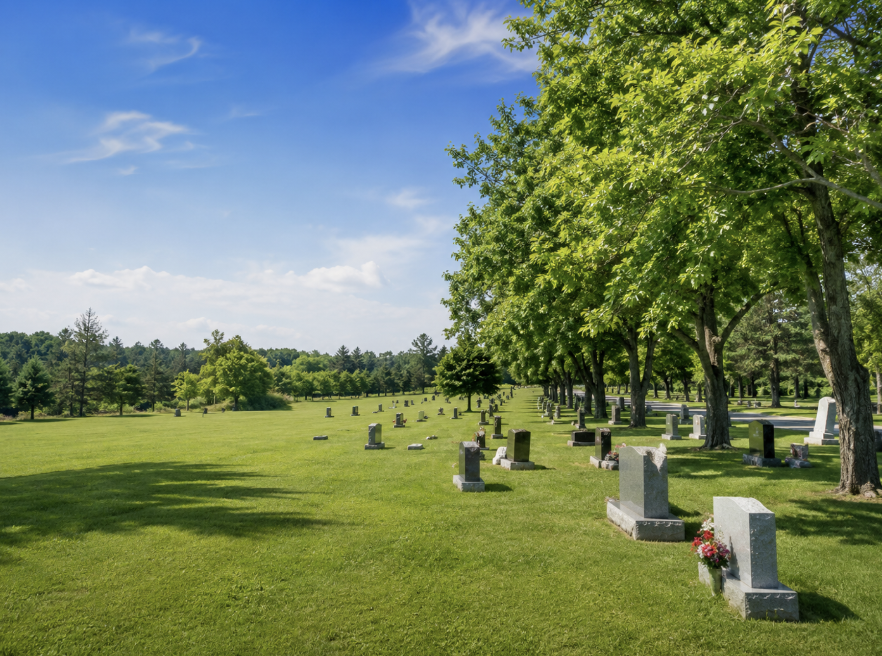 Cemetery mowing and grounds maintenance
