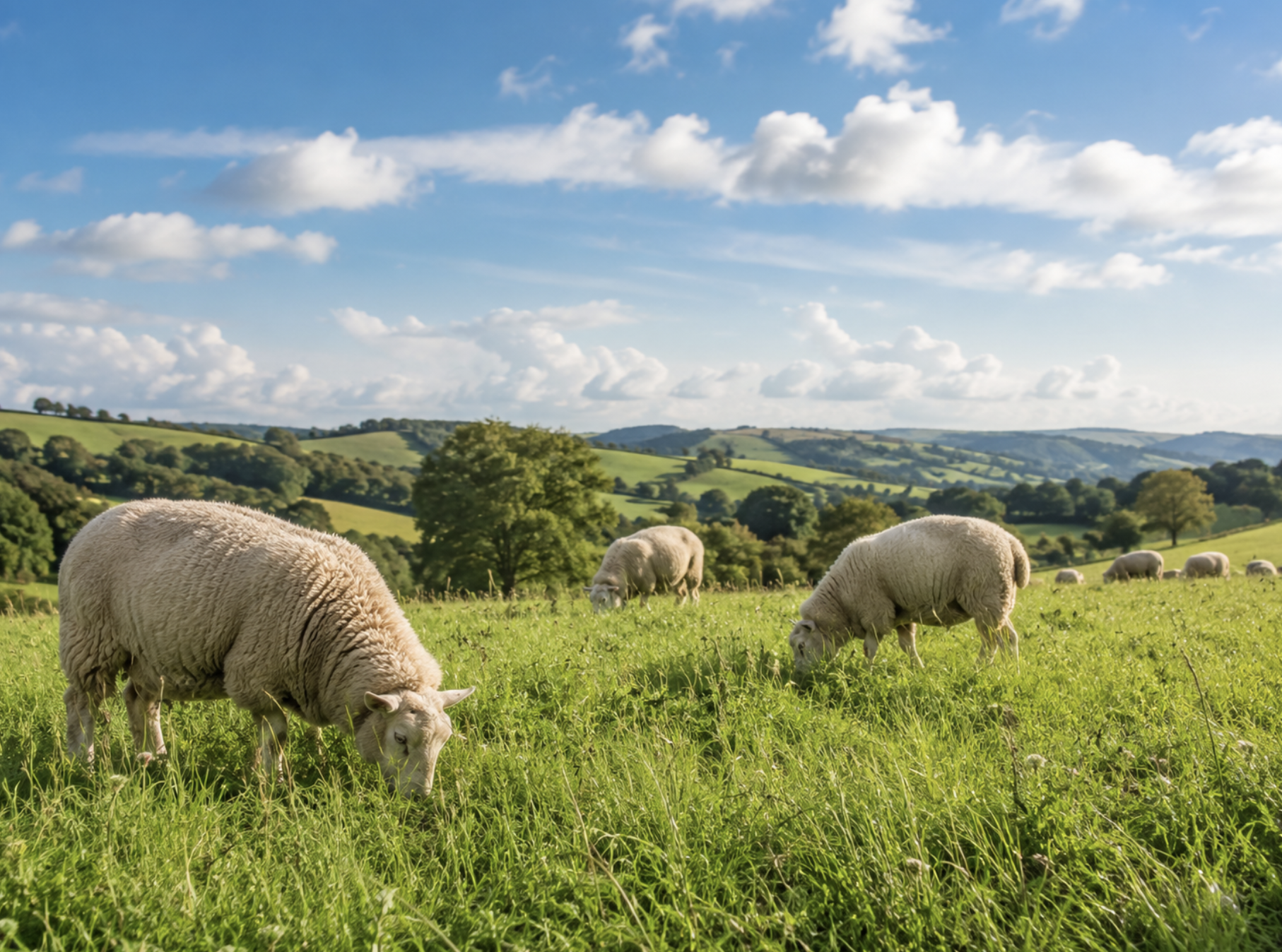 Sheep grazing area maintenance