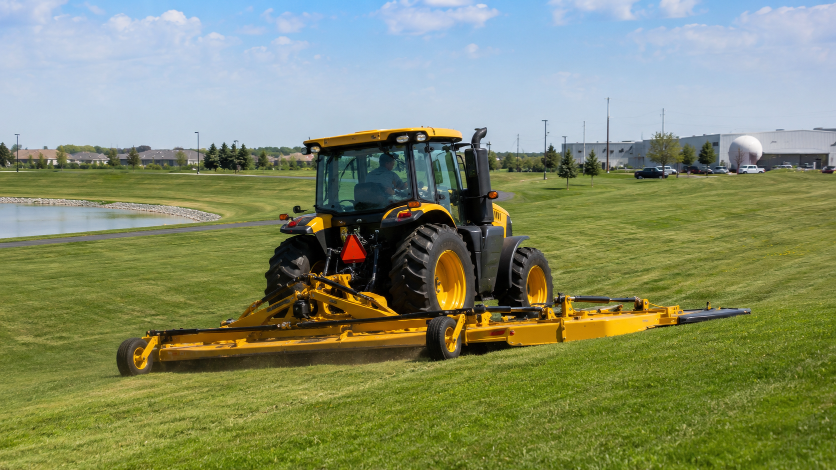Commercial and municipal acreage mowing